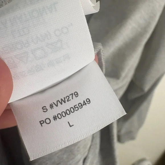 Vuori Heather Gray Halo Performance Hoodie Womens Large Relaxed NWOT chic luxe - Picture 5 of 6